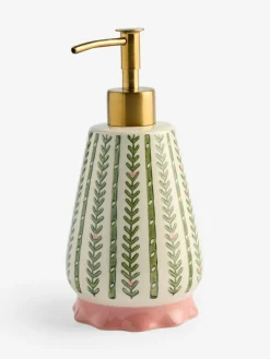 Discount Next Green Pattern Frill Soap Dispenser