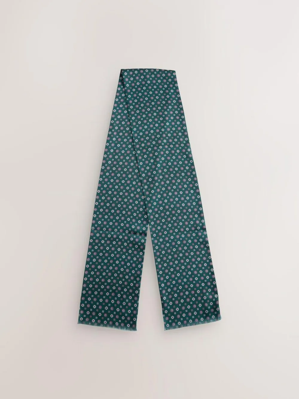 New Next Printed Scarf Green