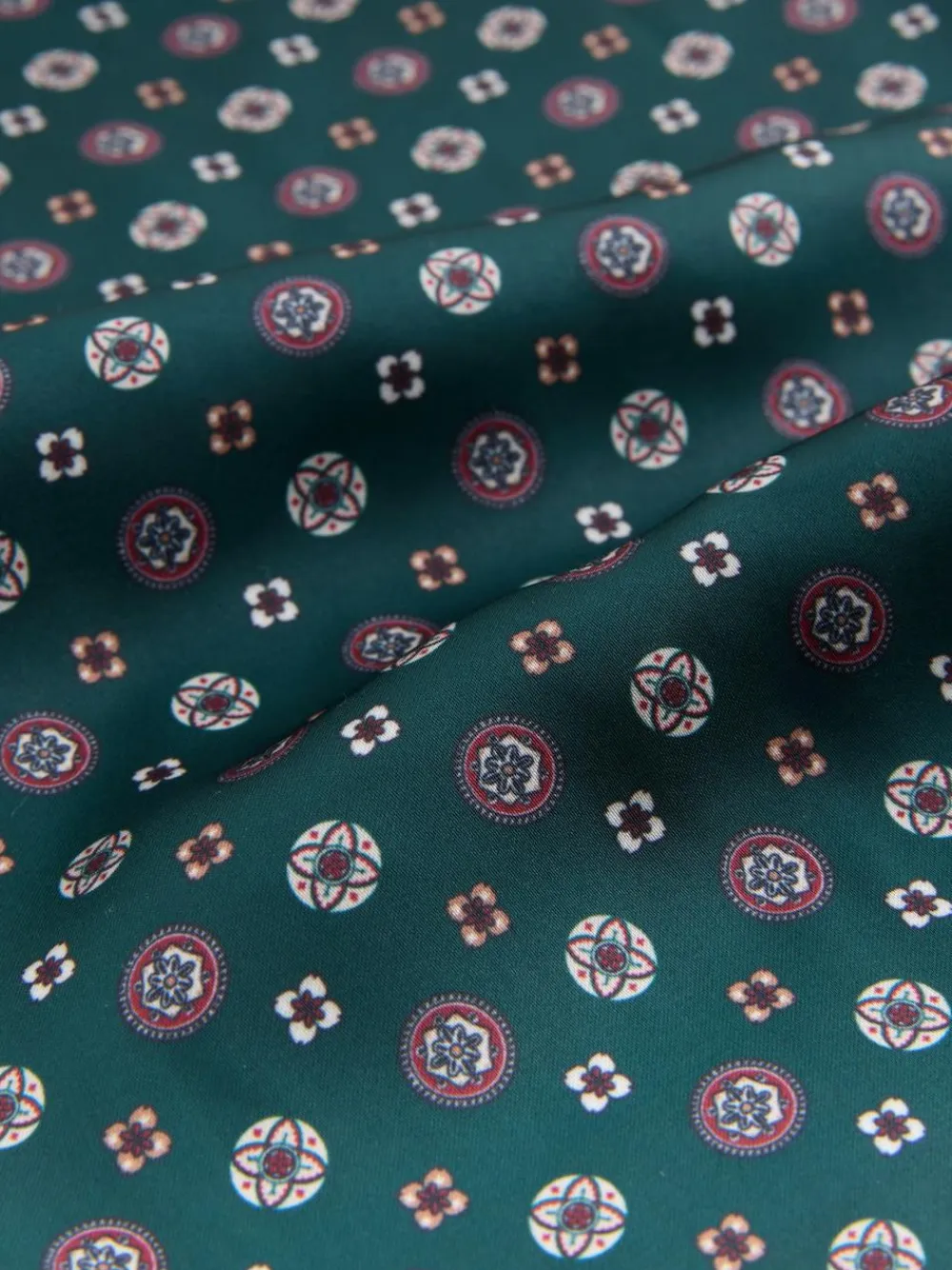 New Next Printed Scarf Green