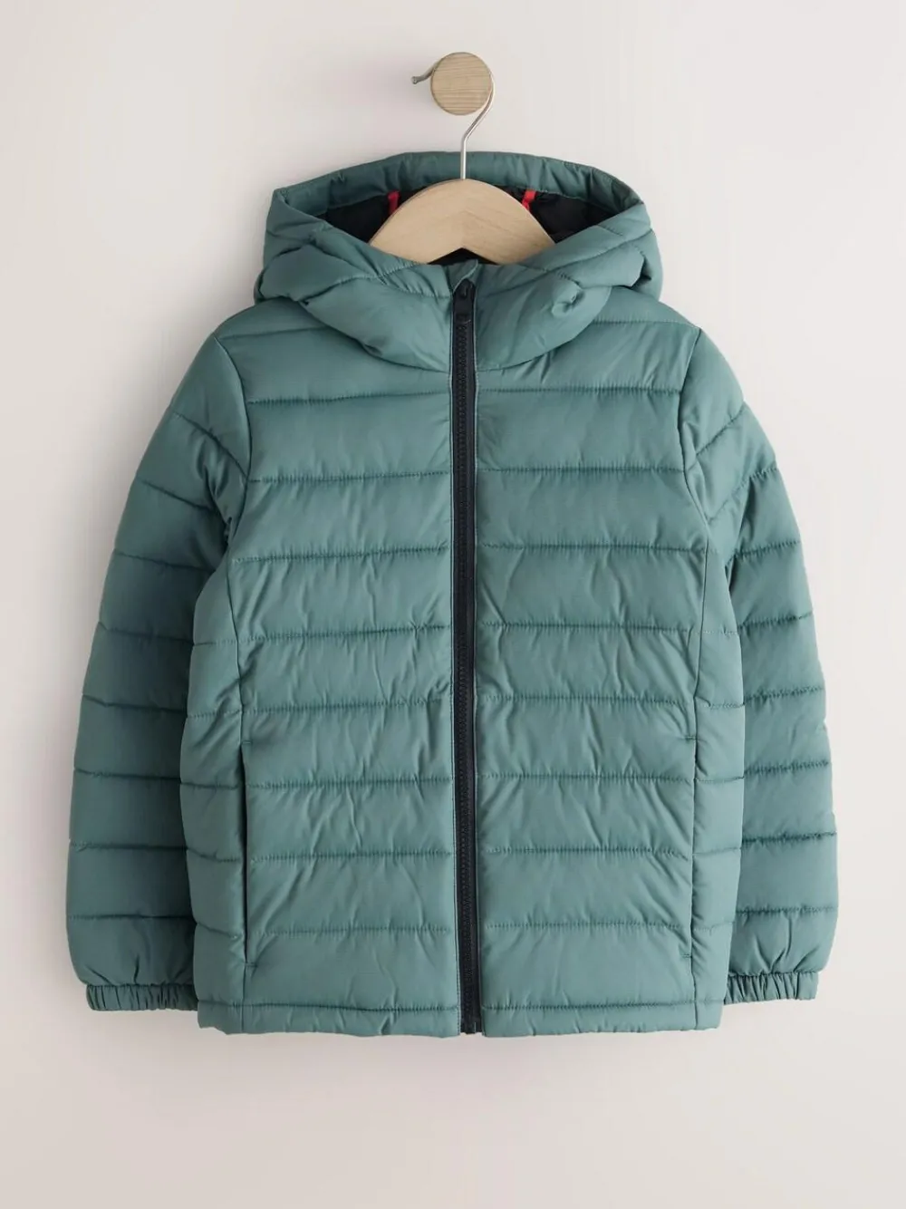 Next Green Quilted Midweight Hooded Jacket (3-16yrs)^BOY Coats & Jackets|Snowsuits & Coats