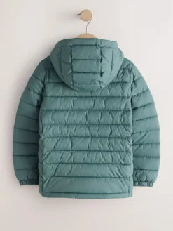 Next Green Quilted Midweight Hooded Jacket (3-16yrs)^BOY Coats & Jackets|Snowsuits & Coats