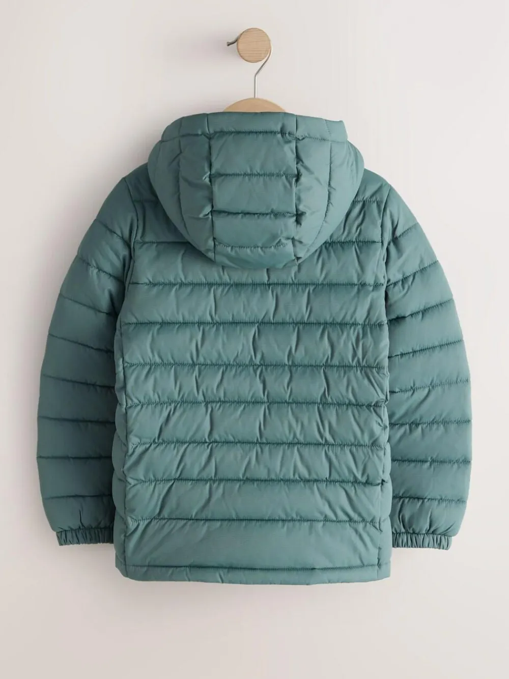 Next Green Quilted Midweight Hooded Jacket (3-16yrs)^BOY Coats & Jackets|Snowsuits & Coats