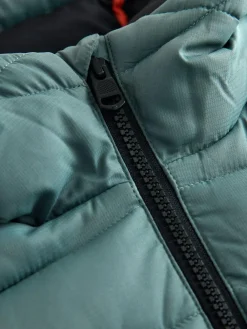 Next Green Quilted Midweight Hooded Jacket (3-16yrs)^BOY Coats & Jackets|Snowsuits & Coats