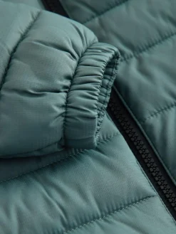 Next Green Quilted Midweight Hooded Jacket (3-16yrs)^BOY Coats & Jackets|Snowsuits & Coats