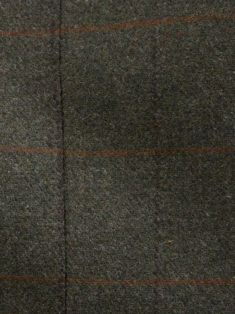 Next Green Regular Fit Nova Fides Italian Wool Blend Trimmed Check Suit Waistcoat^ Vests