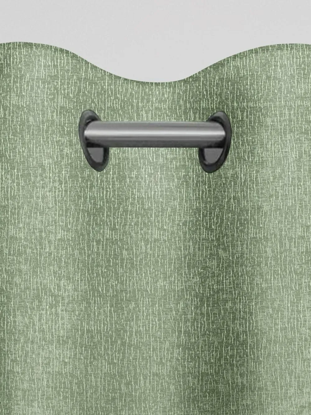 Next Green Sage Heavyweight Chenille Eyelet Blackout/Thermal Curtains