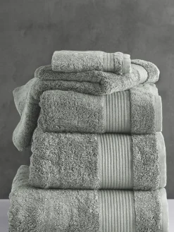 Next Green Sage Light Egyptian Cotton Towel^ Towels & Bathmats