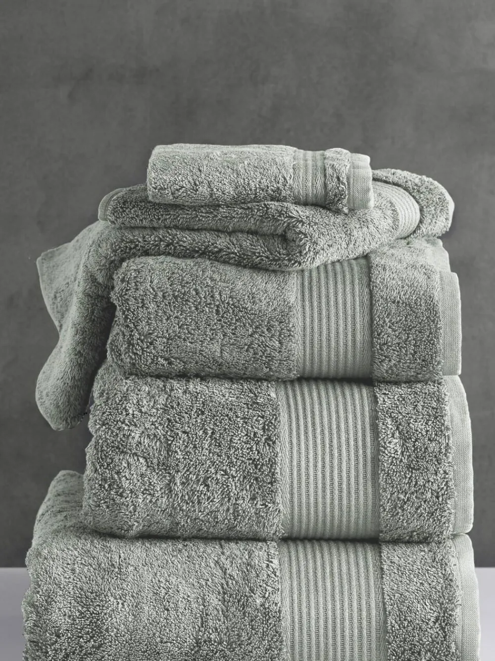 Next Green Sage Light Egyptian Cotton Towel^ Towels & Bathmats