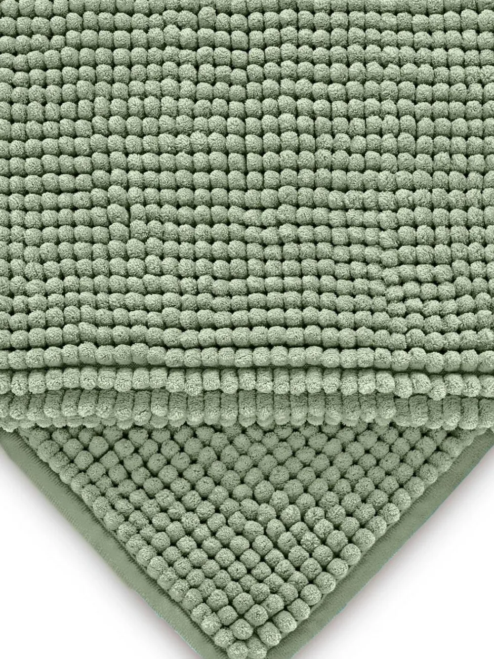 Next Green Sage Mid Bobble Pedestal Mat^ Towels & Bathmats