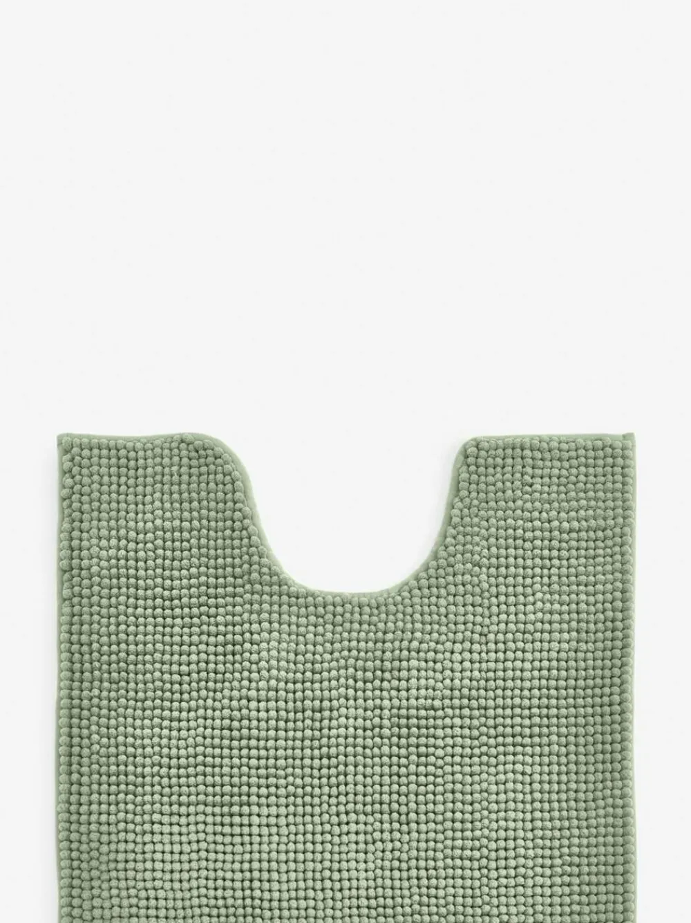Next Green Sage Mid Bobble Pedestal Mat^ Towels & Bathmats