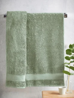 Sale Next Green Sage Mid Egyptian Cotton Towel