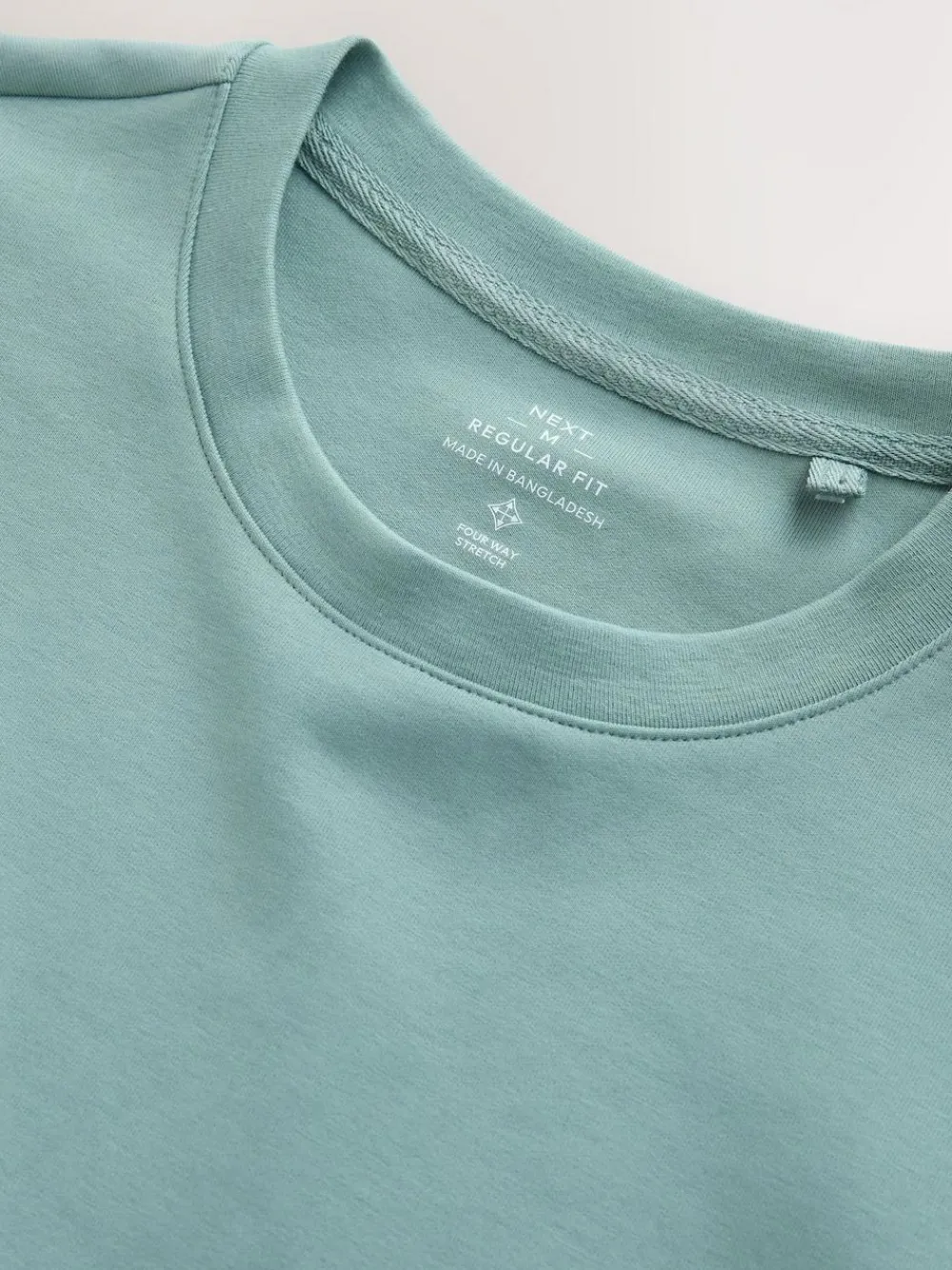 Next Green Sage Regular Fit Smart Soft Touch Heavyweight T-Shirt^ Tops & T-Shirts