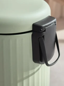 New Next Green Sage Rib Soft Close 3 Litre Pedal Bin