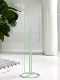 Next Green Sage Wire Toilet Roll Holder^ Bathroom Accessories