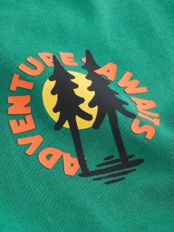 Next Green Scene Long Sleeve Back Print T-Shirt (3mths-8yrs)^BOY Tops|Tops