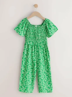 Next Green Shirred Jumpsuit (3-16yrs)^ Jumpsuits & Playsuits