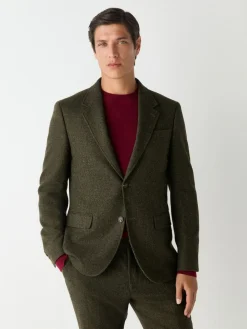 Next Slim Fit Herringbone Wool Blend Suit Jacket^ Blazers & Formal Jackets