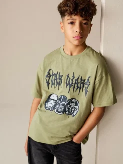 Next Star Wars T-Shirt (3-16yrs) Green