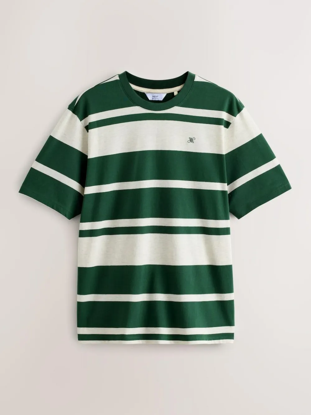 Discount Next Green Stripe Short Sleeve Jersey Pyjamas Set