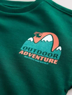 Next Sweatshirt and Utility Joggers Set (3mths-7yrs)^BOY Cosy Club|Sweatshirts & Hoodies