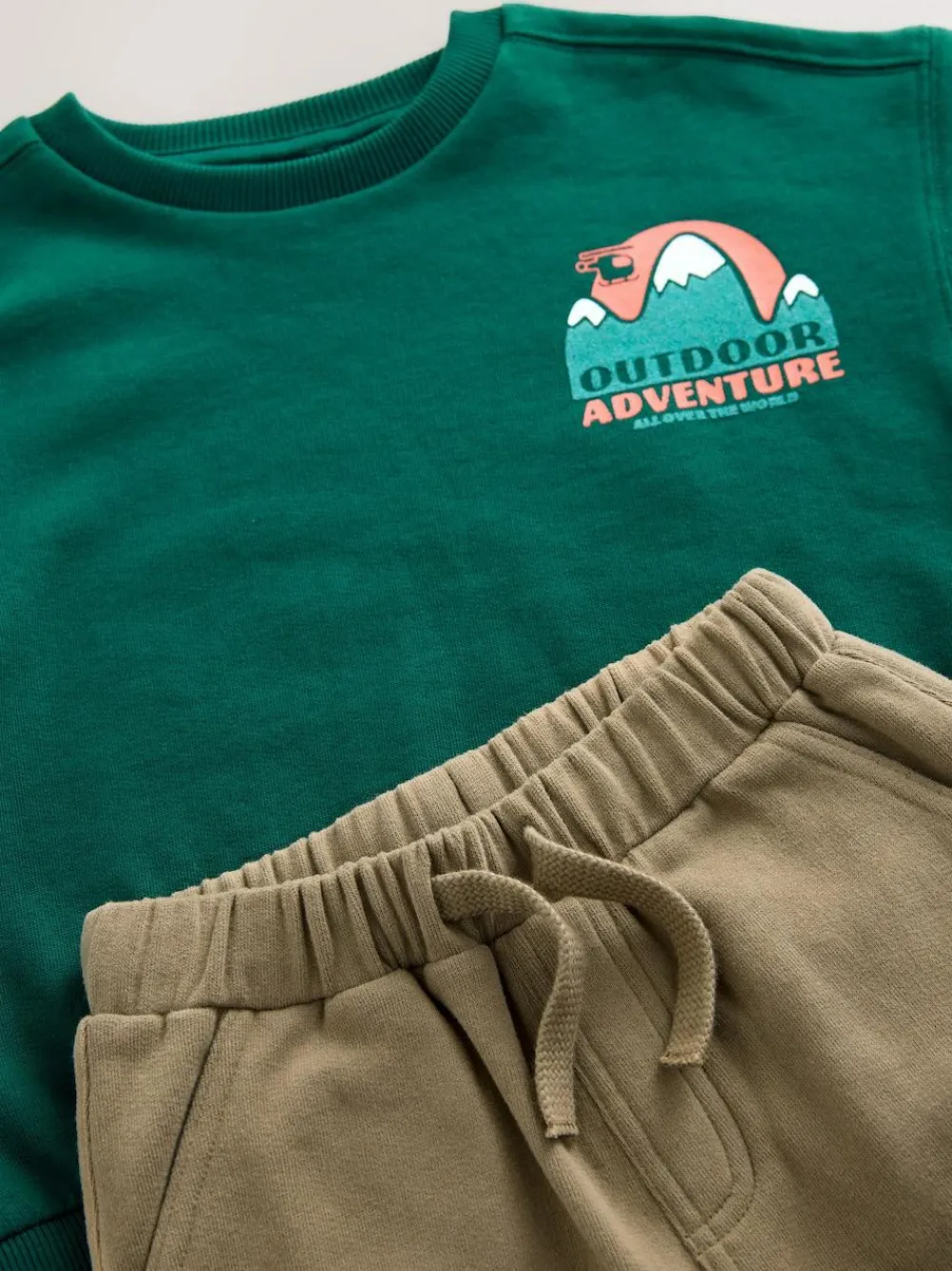 Next Sweatshirt and Utility Joggers Set (3mths-7yrs)^BOY Cosy Club|Sweatshirts & Hoodies