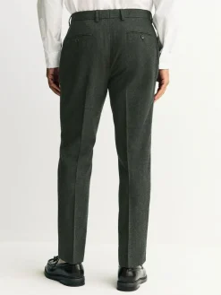 Clearance Next Tailored Fit Merino Wool Blend Suit Trousers Green