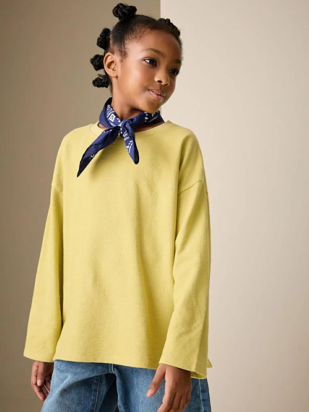 Next Textured Long Sleeve Top (3-16yrs)^ T-Shirts