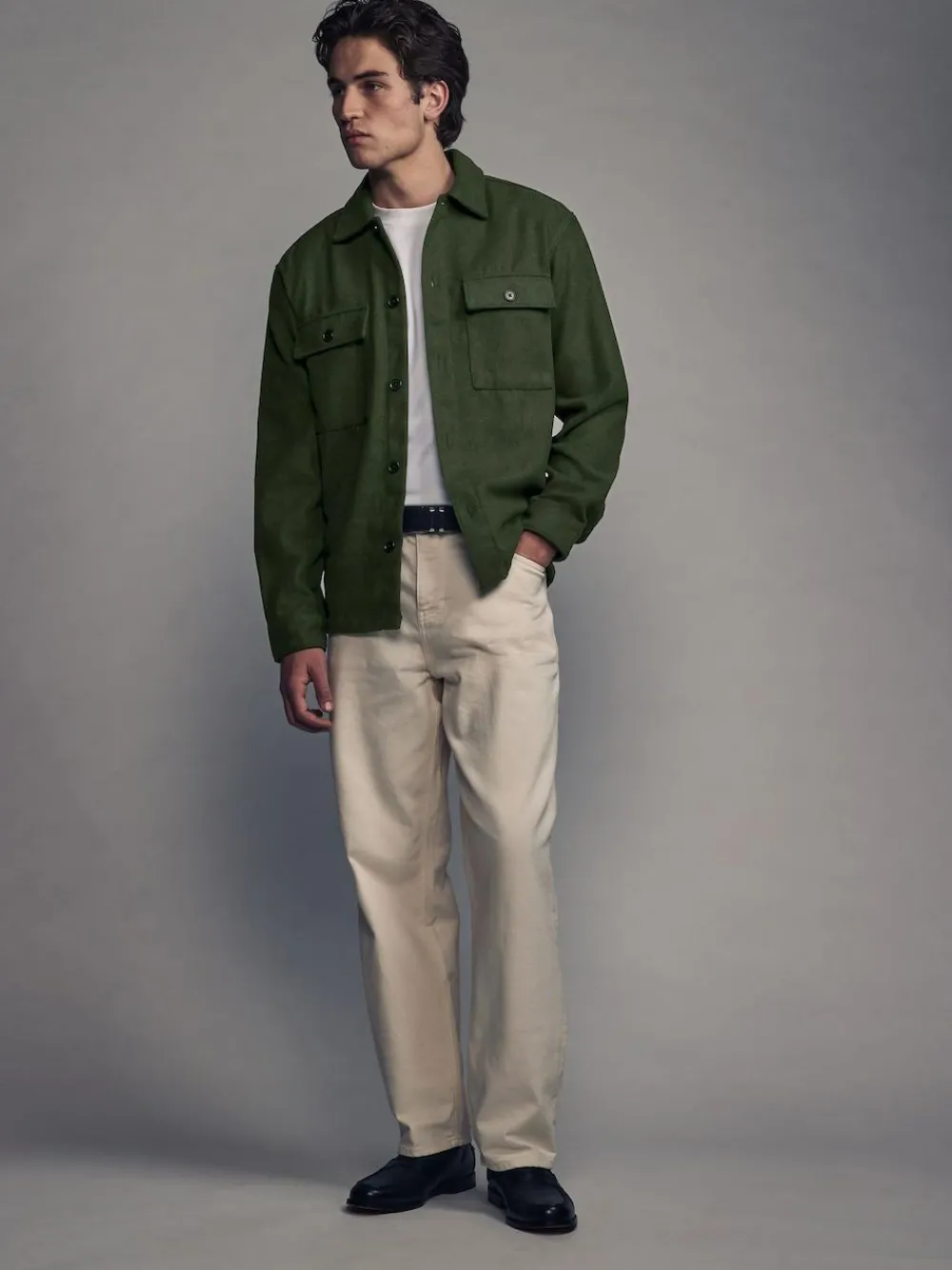 Next Twin Pocket Shacket Overshirt with Wool^ Blazers & Formal Jackets