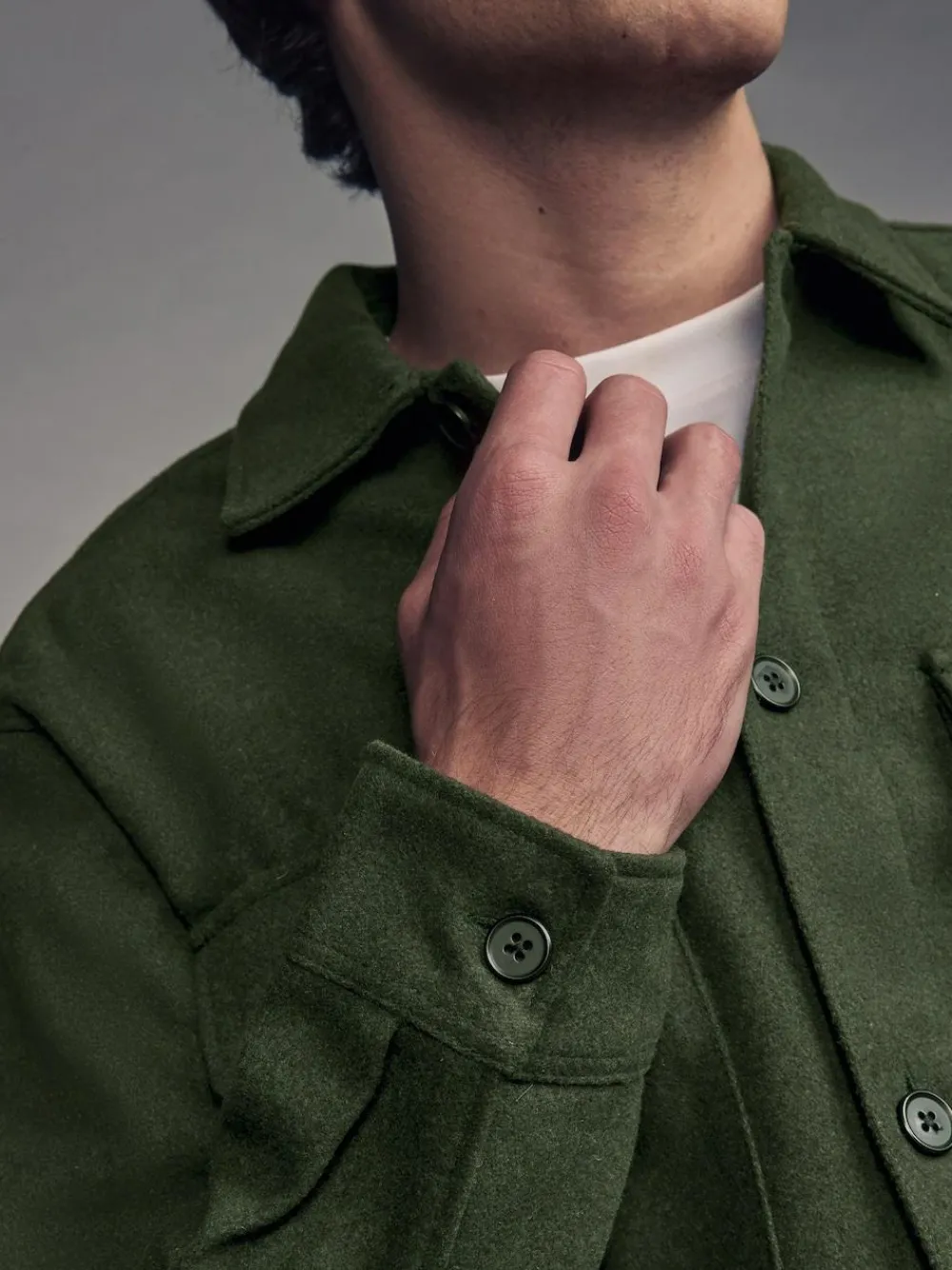 Next Twin Pocket Shacket Overshirt with Wool^ Blazers & Formal Jackets