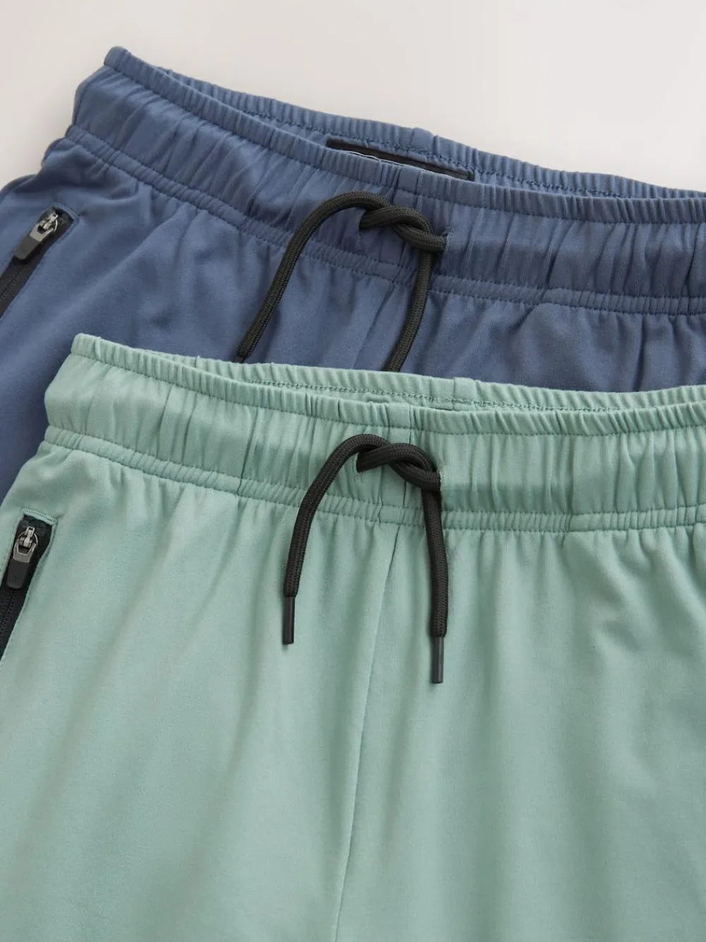 Hot Next Light Weight Sports Shorts 2 Pack (3-17yrs) Green/Blue