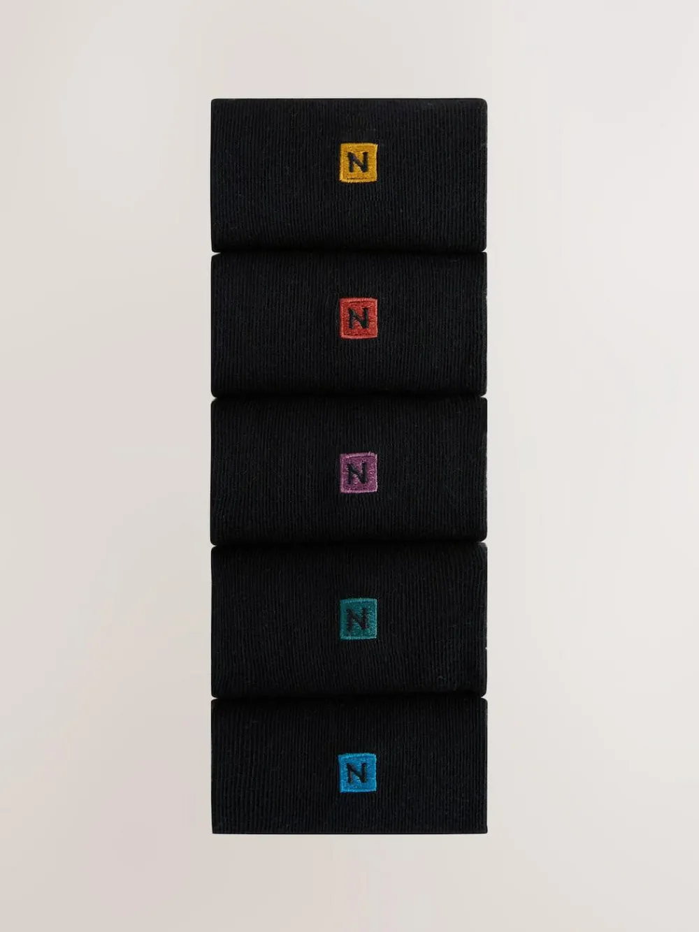Next 5 Pack Embroidered Lasting Fresh Socks^ Socks|Socks