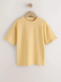 Best Next Green/Blue/Yellow/Purple Relaxed Fit Short Sleeves T-Shirts 4 Pack (3-16yrs)