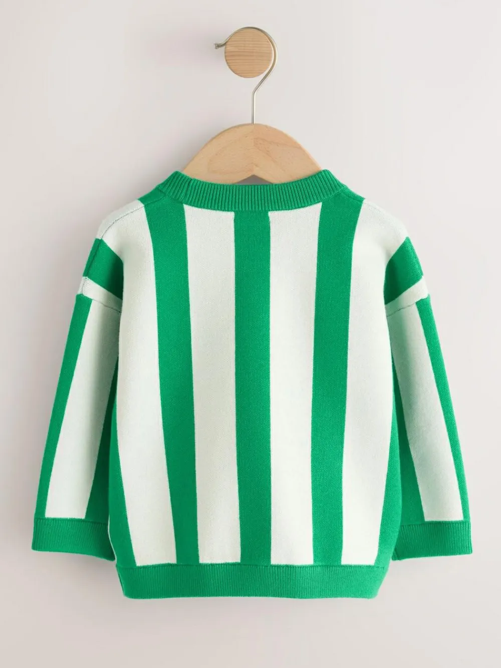 Next Green/Ecru Pretzel Knitted Crew Neck Jumper (3mths-7yrs)^BOY Baby Boys|Baby Boys