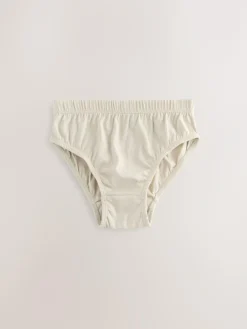 Sale Next Briefs 5 Pack (1.5-16yrs) Green/Ecru Stripe