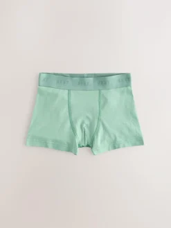 Clearance Next Green/Ecru Stripes Junior Pattern Trunks 5 Pack (1.5-16yrs)