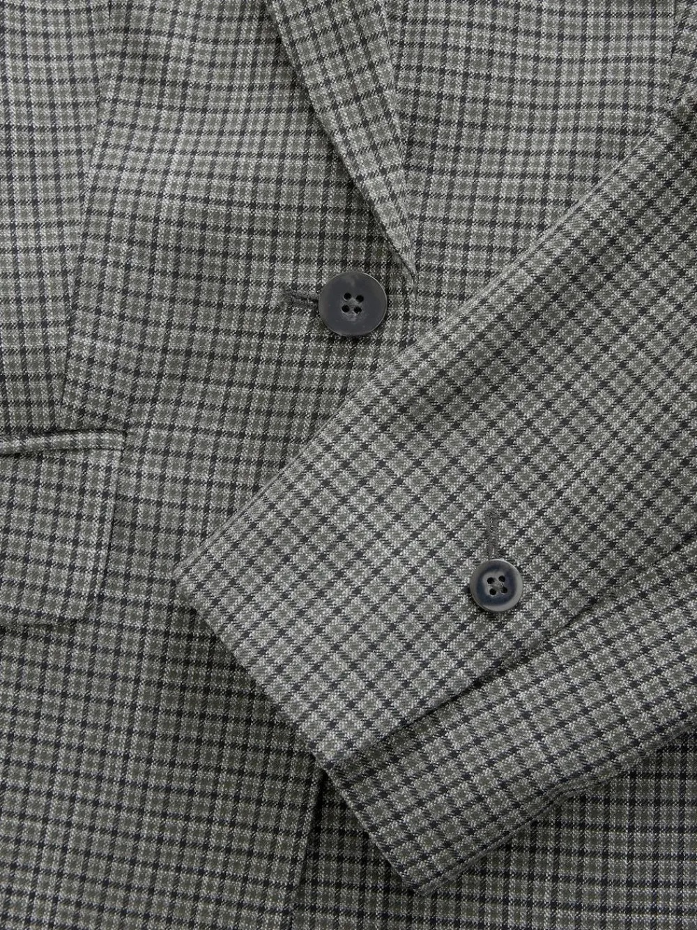 New Next Green/Grey Check Sculpted Tailored Single Breasted Blazer