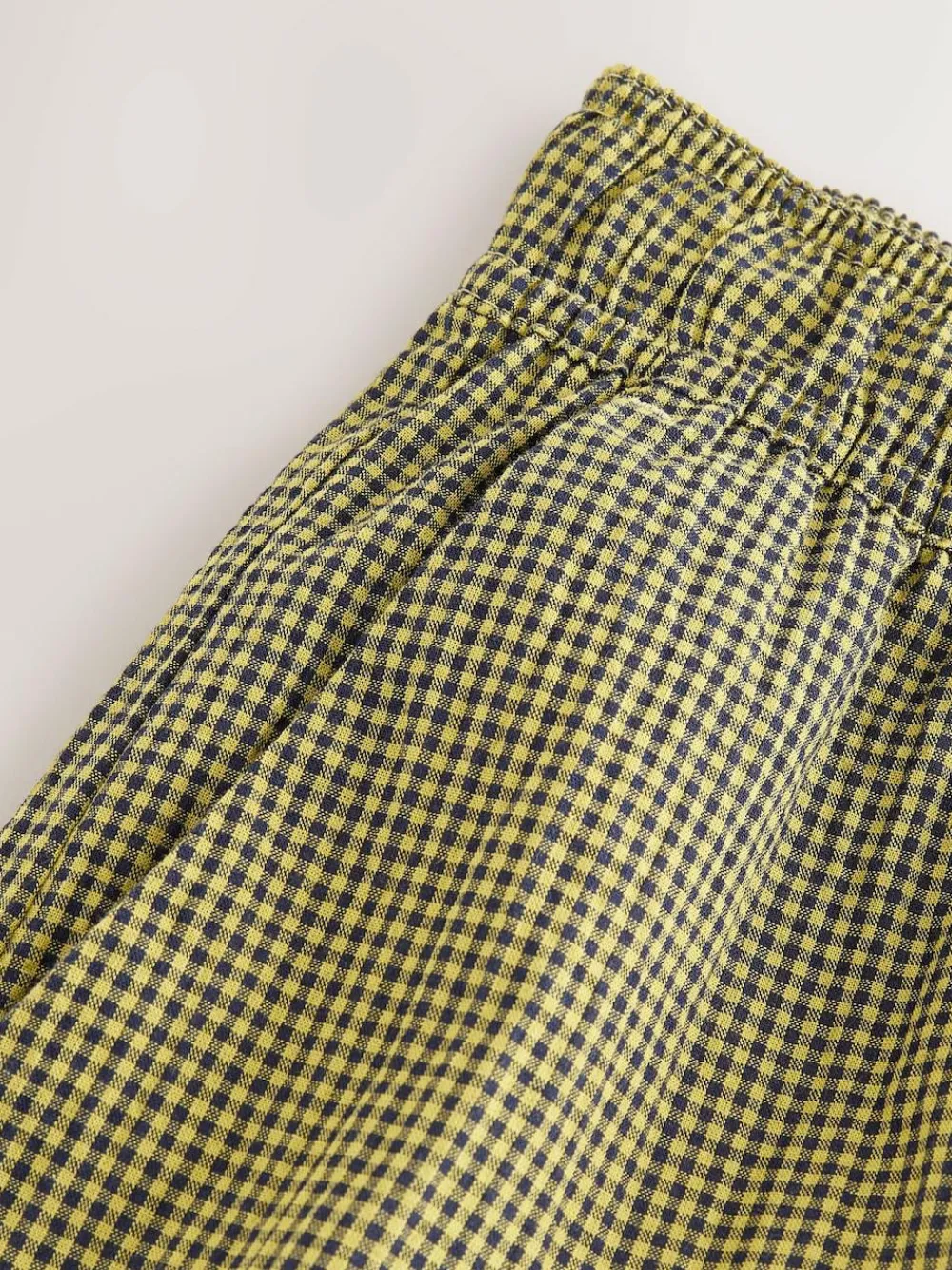 Next Gingham Wide Leg Trousers^Women Pants