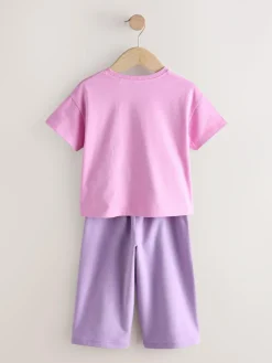 Discount Next Top & Trousers Set 2 Pack (3mths-7yrs) Green/Pink