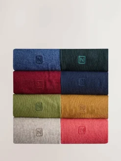 Next 8 Pack Embroidered Lasting Fresh Socks^ Socks|Socks