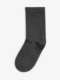 Best Next 10 Pack Cotton Rich Socks Grey