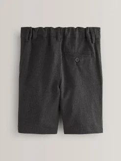 New Next 2 Pack Flat Front School Shorts (3-14yrs) Grey