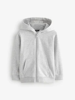 Next Grey 1 Pack Plain Zip Through Hoodie (3-16yrs)