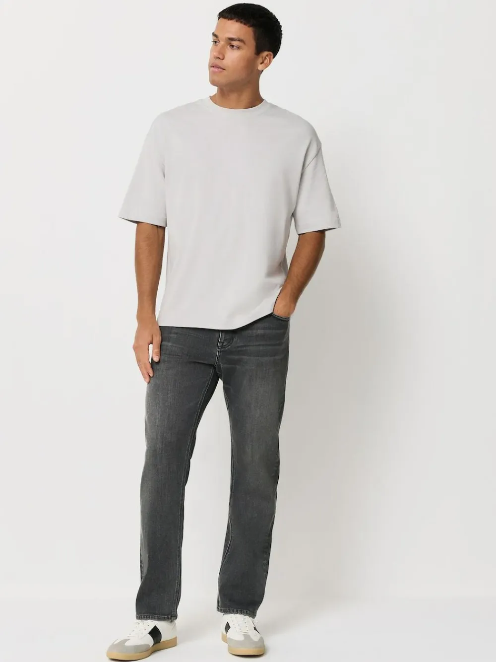 Online Next Grey - ThermoGen Straight Fit Motionflex Jeans