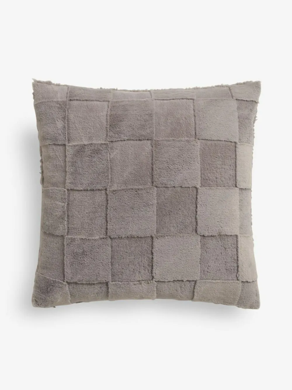 Outlet Next 59 x 59cm Jasper Checkerboard Cushion Grey