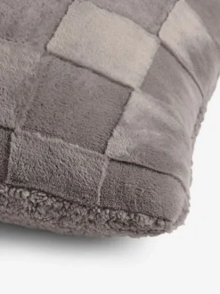 Outlet Next 59 x 59cm Jasper Checkerboard Cushion Grey