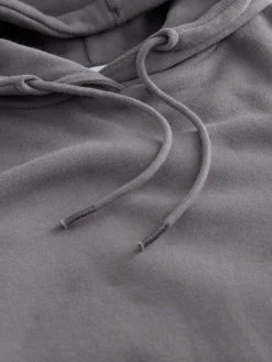 Clearance Next Grey Active Longline Overhead Seam Detail Supersoft Hoodie with Pockets