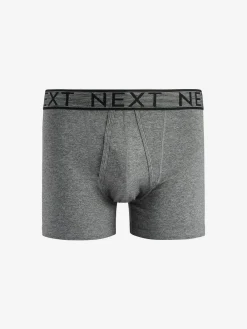 Next Grey A-Front Boxers 10 Pack^ Underwear|Underwear