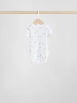 Discount Next Grey Baby Short Sleeved Bodysuits 5 Pack