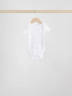 Discount Next Grey Baby Short Sleeved Bodysuits 5 Pack