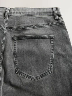 Next Grey Barrel Fit Classic Stretch Jeans